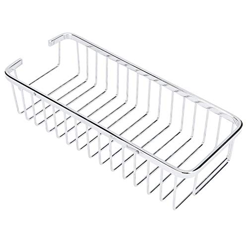 TOPINCN Bathroom Shelf Wall Mounted Stainless Steel Shower Caddy Shampoo Conditioner Holder Storage Basket Organizer Kitchen(#1)