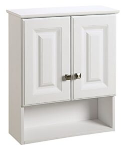 design house wyndham bathroom wall cabinet 2-door, 1-shelf, 22 x 26, white