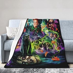 halloween throw blanket super soft flannel air conditioning blanket for couch sofa chair office travelling camping gift in all seasons,50×40inch