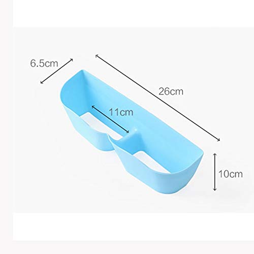 ANMMBER Wall Mount Slippers Hanging Shelf Holder Storage Rack Foldable Shoes Rack Double-Layer Slippers Storage Organizer (Color : D)