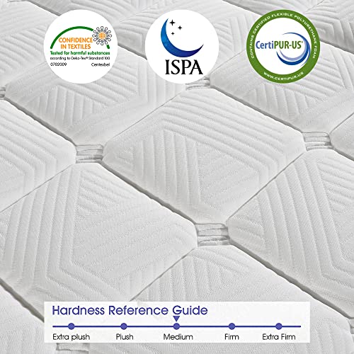 CHEVNI Queen Mattress, 10 inch Individually Pocket Springs Hybrid Mattress,Dual Layer Gel Memory Foam,Medium Firm Mattresses in a Box Queen Size Mattress