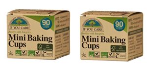 youcare j25018 mini baking cups, brown 2 pack