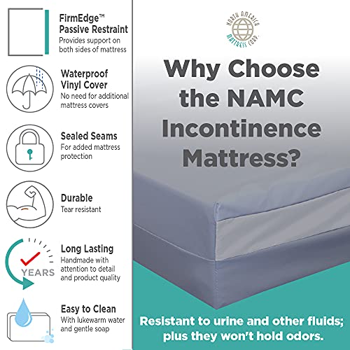 NAMC Assure II Home Care Therapeutic Fluid Proof/Incontinence Mattress- Queen