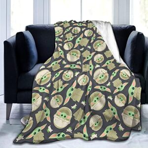 Super Soft Blanket Throw Flannel Fleece Blankets Comfortable Warm Bedding Gifts for Kids Adults Sofa Bed Living Room 50"X40"