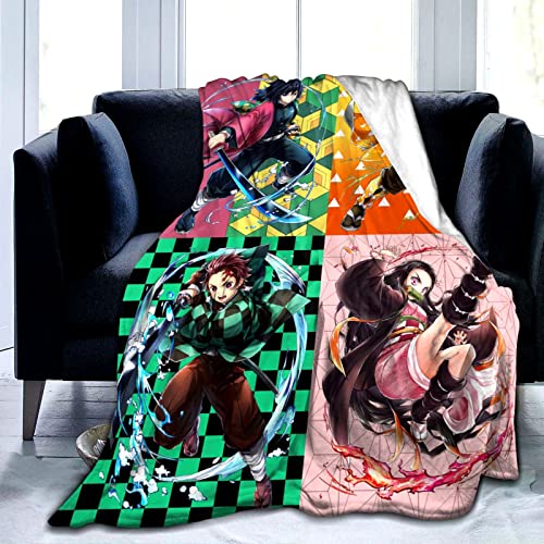 Anime Blanket Merch Ultra Soft Throw Blanket Warm Bed Blanket for Travelling Camping Living Room Sofa Bedroom Decor Gifts 50"x40"