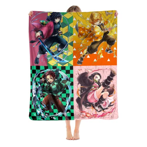 Anime Blanket Merch Ultra Soft Throw Blanket Warm Bed Blanket for Travelling Camping Living Room Sofa Bedroom Decor Gifts 50"x40"