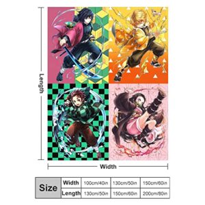 Anime Blanket Merch Ultra Soft Throw Blanket Warm Bed Blanket for Travelling Camping Living Room Sofa Bedroom Decor Gifts 50"x40"