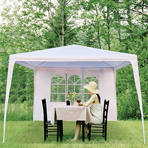3 x 3m 4 Sides Portable Home Use Waterproof Tent with Spiral Tubes