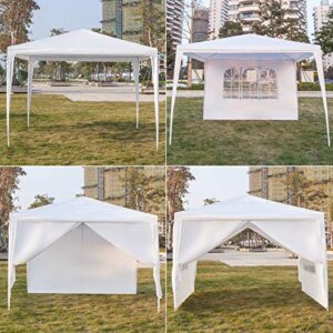 3 x 3m 4 Sides Portable Home Use Waterproof Tent with Spiral Tubes