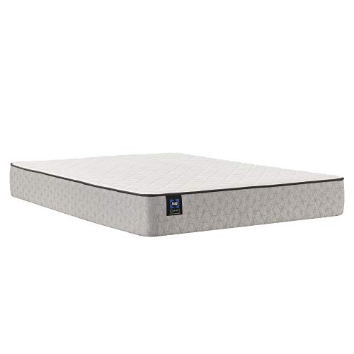 Sealy Essentials Spring Summer Elm Firm Feel Mattress, Queen,White