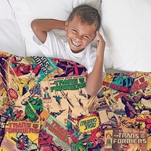 CafePress Transformers Comic Pattern Throw Blanket Super Soft Fleece Plush Throw Blanket, 60"x50"