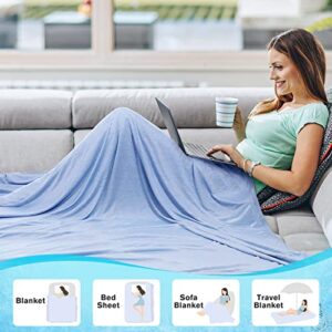 Cooling Blanket, Summer Blanket, Cooling Throw Blanket with Double Sided Cooling Fabric, Cooling Blanket for hot Sleepers Queen Size 87" x 79"