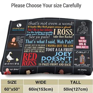 Taka Deal Personalised Friends Blanket Tv Show. Fleece Throw Friends Blanket with Dialogues for Friends Merchandise Fan. Best Gift for Christmas & Birthday. (Friends Blanket 2, 60" X 80")