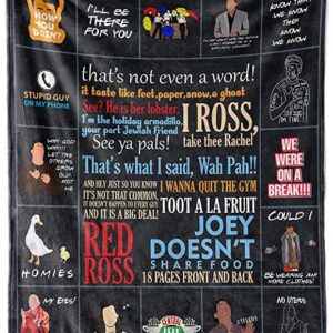 Taka Deal Personalised Friends Blanket Tv Show. Fleece Throw Friends Blanket with Dialogues for Friends Merchandise Fan. Best Gift for Christmas & Birthday. (Friends Blanket 2, 60" X 80")