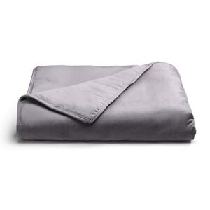 tranquility. weighted blanket with washable cover ● gray ● 15 lbs