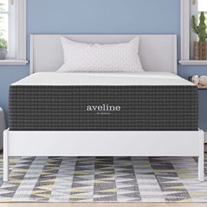 modway 14” cooling gel-infused ventilated memory foam full mattress