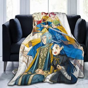 anime ascendance of a bookworm blanket ultra soft flannel throw blanket warm bedding sofa travel for all season 50"x40"