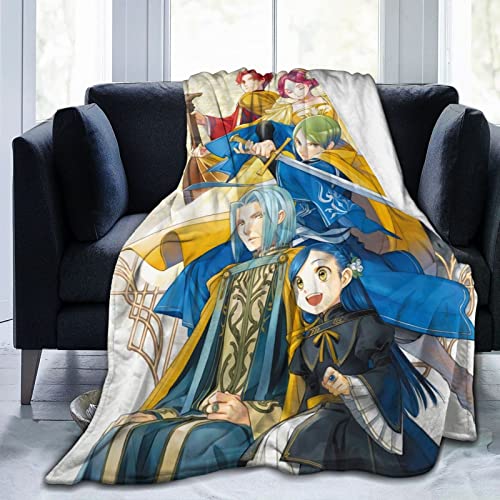 Anime Ascendance of A Bookworm Blanket Ultra Soft Flannel Throw Blanket Warm Bedding Sofa Travel for All Season 50"X40"