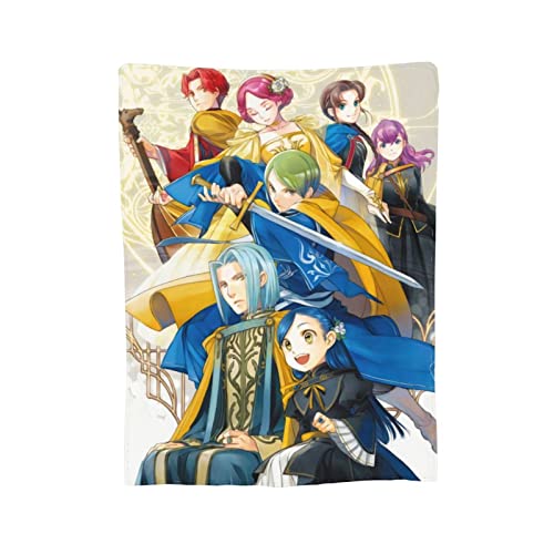 Anime Ascendance of A Bookworm Blanket Ultra Soft Flannel Throw Blanket Warm Bedding Sofa Travel for All Season 50"X40"