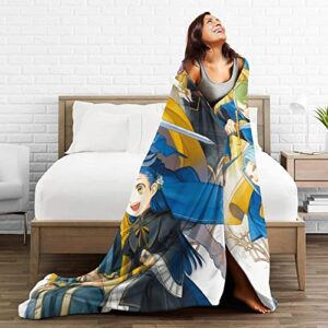 Anime Ascendance of A Bookworm Blanket Ultra Soft Flannel Throw Blanket Warm Bedding Sofa Travel for All Season 50"X40"