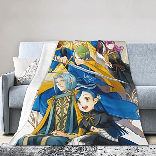 Anime Ascendance of A Bookworm Blanket Ultra Soft Flannel Throw Blanket Warm Bedding Sofa Travel for All Season 50"X40"