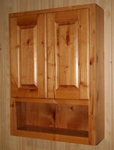 alder wood toilet cabinet