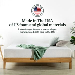 ZINUS 10 Inch Green Tea Aspire Memory Foam Mattress / CertiPUR-US Certified / Bed-in-a-Box / Pressure Relieving / Made in USA, Queen
