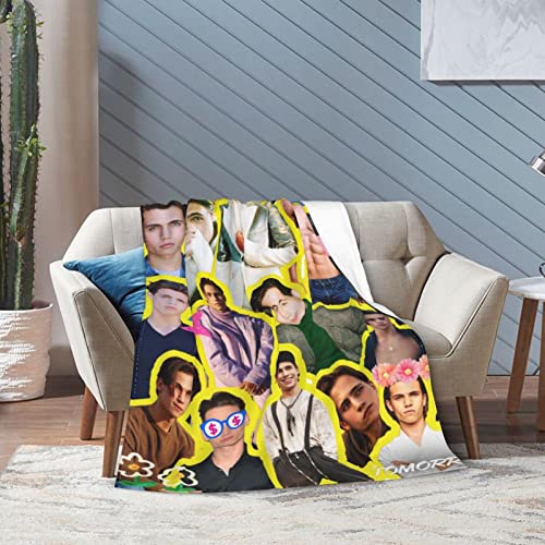 Blanket Tanner Buchanan Soft and Comfortable Warm Fleece Blanket for Sofa,Office Bed car Camp Couch Cozy Plush Throw Blankets Beach Blankets