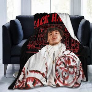 jack rapper harlow band throw blanket soft cozy flannel blankets decor for bed couch living room travel outdoor 50"x40"