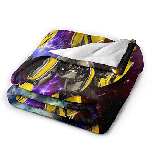 Mars Sight Transformers Bumblebee Blanket Throw Blanket Soft, Warm and Lightweight for Couch Bed Sofa Luxury Fleece Blanket