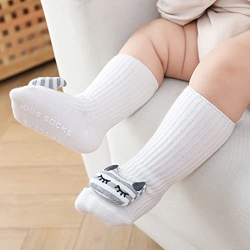 Lykmera Spring Autumn Casual Socks Shoes for Baby Girl Boy Newborn 3D Cartoon Socks Non Slip Loose Floor Socks Shoes (B, 1-3 Years Infant)