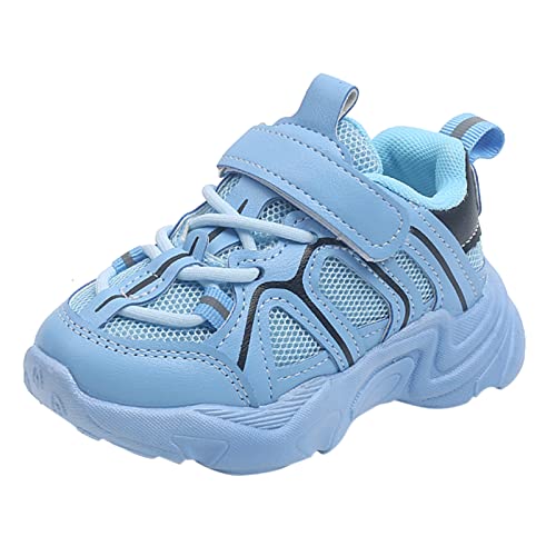 Lykmera Toddler Shoes Running Casual Kids Baby Mesh Sport Boys Girls Baby Shoes Toddler Kids Sports Shoes Walking Shoes (Blue, 15-18Months)