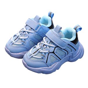 Lykmera Toddler Shoes Running Casual Kids Baby Mesh Sport Boys Girls Baby Shoes Toddler Kids Sports Shoes Walking Shoes (Blue, 15-18Months)