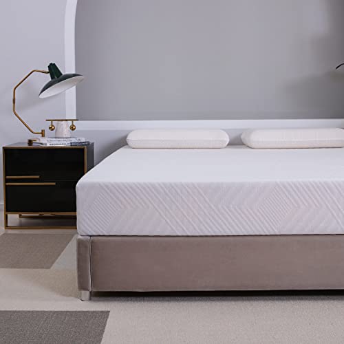 MLILY Green Tea 8" Memory Foam Mattress | Cooling Gel Infused for Cool Sleep | 10 Year Warranty | CertiPUR-US Certified | Bed in Box | Made 100% in USA | Medium Firm | Full Size,GRNTEA8-F