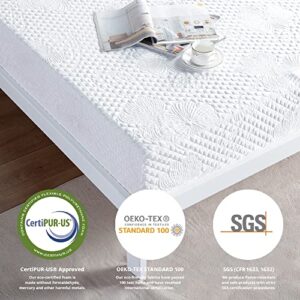 Olee Sleep 5 Inch Gel Adaptive Comfort Memory Foam Mattress (Twin)