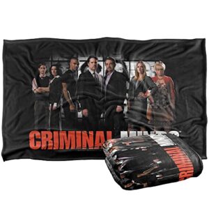 criminal minds the brain trust officially licensed silky touch super soft throw blanket 36" x 58"