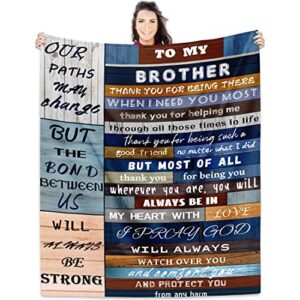 gifts for brother blanket - brother gifts from sister - big brother gift -best brother gifts -gifts for brother adult - brother birthday gift - graduation birthday gifts for brother christmas blankets