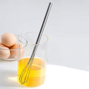 FLYINGSEA Whisks, Small whisk,Mini whisk,Whisk stainless steel,Cooking and Kitchen Gadget.(1 Pcs)