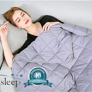 Qusleep Diamond Weighted Blanket (Grey, 60''80'' - 25LB)