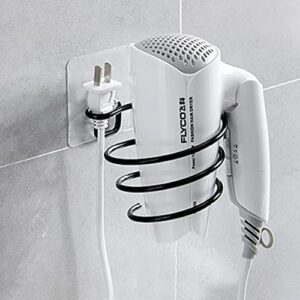 Hair Dryer Holder Bathroom Organizer - No Drilling Blow Dryer Holder - Hair Dryer Holder Wall Mounted, Hair Dryer Stand Bathroom Cabinet Organizer, Bathroom Organizer Under Sink, Curling Iron Holder