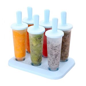 Popsicle Molds 3 Sets Ice Pop Molds Ice Pop Maker with Funnel and Brush, 3 Colors