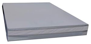 namc cool gel memory foam bed-wetting mattress with waterproof vinyl cover - twin