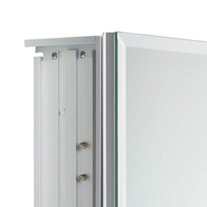 Miseno MNO2620MCBN MMC2620MC 20" x 26" Frameless 1 Door Medicine Cabinet