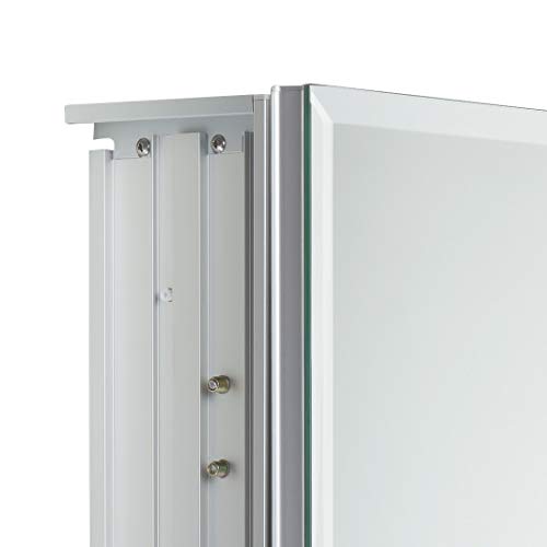 Miseno MNO2620MCBN MMC2620MC 20" x 26" Frameless 1 Door Medicine Cabinet