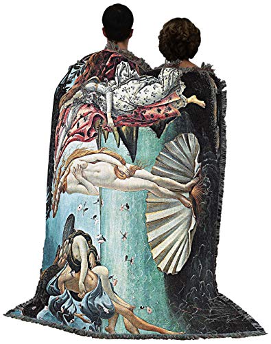 Pure Country Weavers Birth of Venus Blanket by Sandro Botticelli - Fine Art Gift Tapestry Throw Woven from Cotton - Made in The USA (72x54)