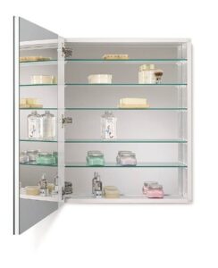 jensen 52wh304dp metro deluxe oversize medicine cabinet with beveled mirror, 24-inch by 30-inch