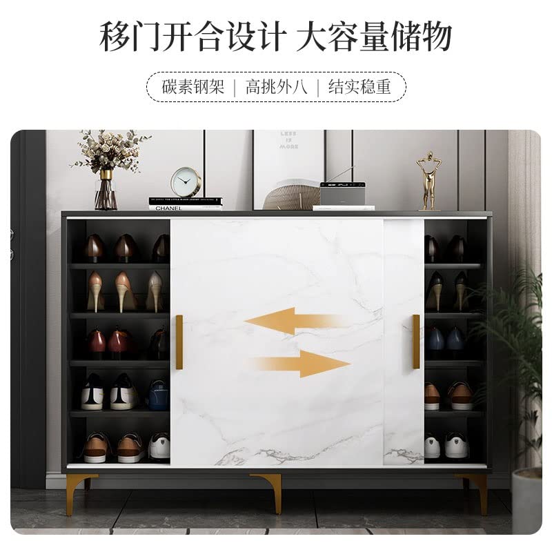 JYDQM Entrance Shoe Cabinets White Star Hallway Shoe Cabinets Vertical Bedroom Placard Pour Furniture (Color : D, Size : 120-93cm)