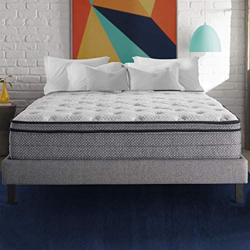 EARLY BIRD Fusion 12 Inch Hybrid Mattress, Queen, Supportive Memory Foam Comfort