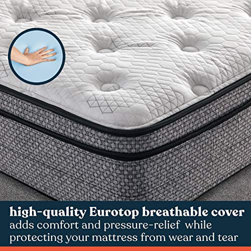 EARLY BIRD Fusion 12 Inch Hybrid Mattress, Queen, Supportive Memory Foam Comfort