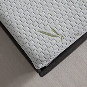 Tulo 6" Firm Comfort Memory Foam Bamboo Pressure Relief Mattress in a Box | King Size